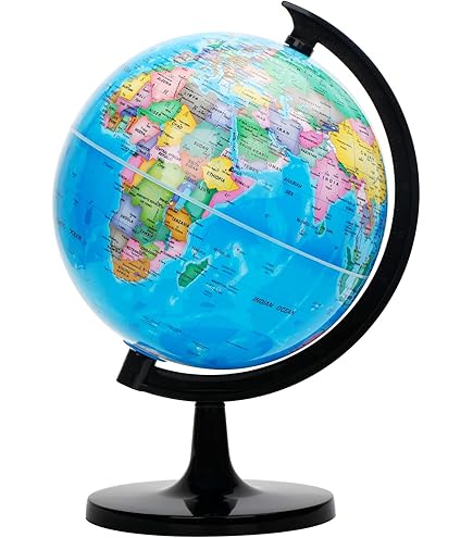 Amazon.com: Wizdar 8'' World Globe for Kids Learning, DIY Assemble