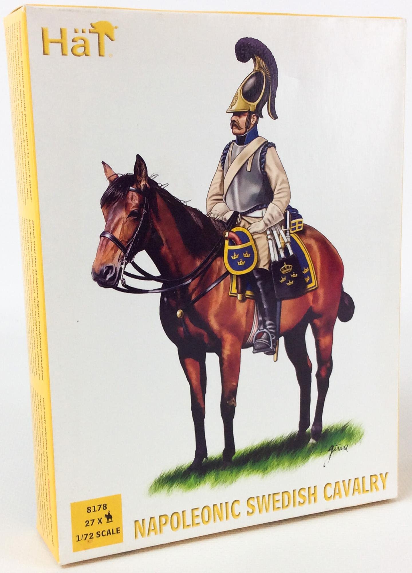 Napoleonic Swedish Cavalry - 1:72 Plastic Figures by HaT