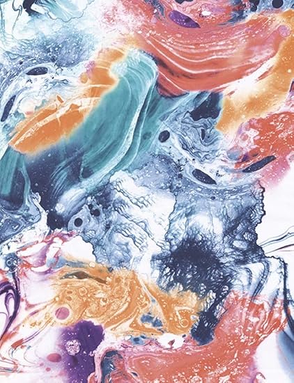 Décopatch Papier No. 792 Packung mit 20 Blätter (395 x 298 mm, ideal für Ihre Papmachés) bunt marmor