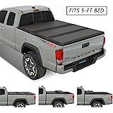 Amazon Com Undercover Ultra Flex Hard Folding Truck Bed Tonneau Cover Ux42014 Fits 16 20 Toyota Tacoma 5 Bed Automotive