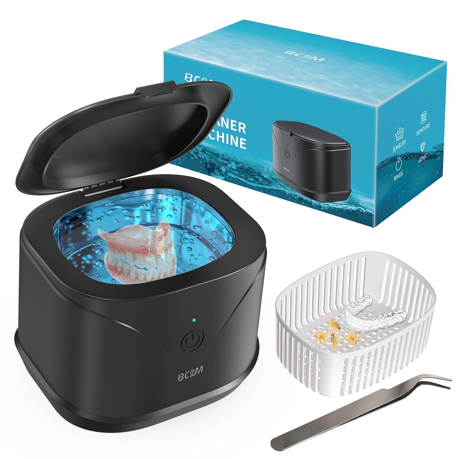 BCOM Ultrasonic Jewelry Cleaner Retainer Cleaner