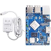 Orange Pi 4A 4GB LPDDR4/4X Allwinner T527 8 Core Single Board Computer, RISC-V Co-Processor 2 Tops NPU 1.8GHz Frequency Wi-Fi 5.0+BT 5.0,BLE Run Ubuntu, Debian, Android13 (Pi 4A 4GB+Supply)