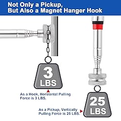 Rechabite 1 Piece 25LBs Telescoping Magnetic Pickup