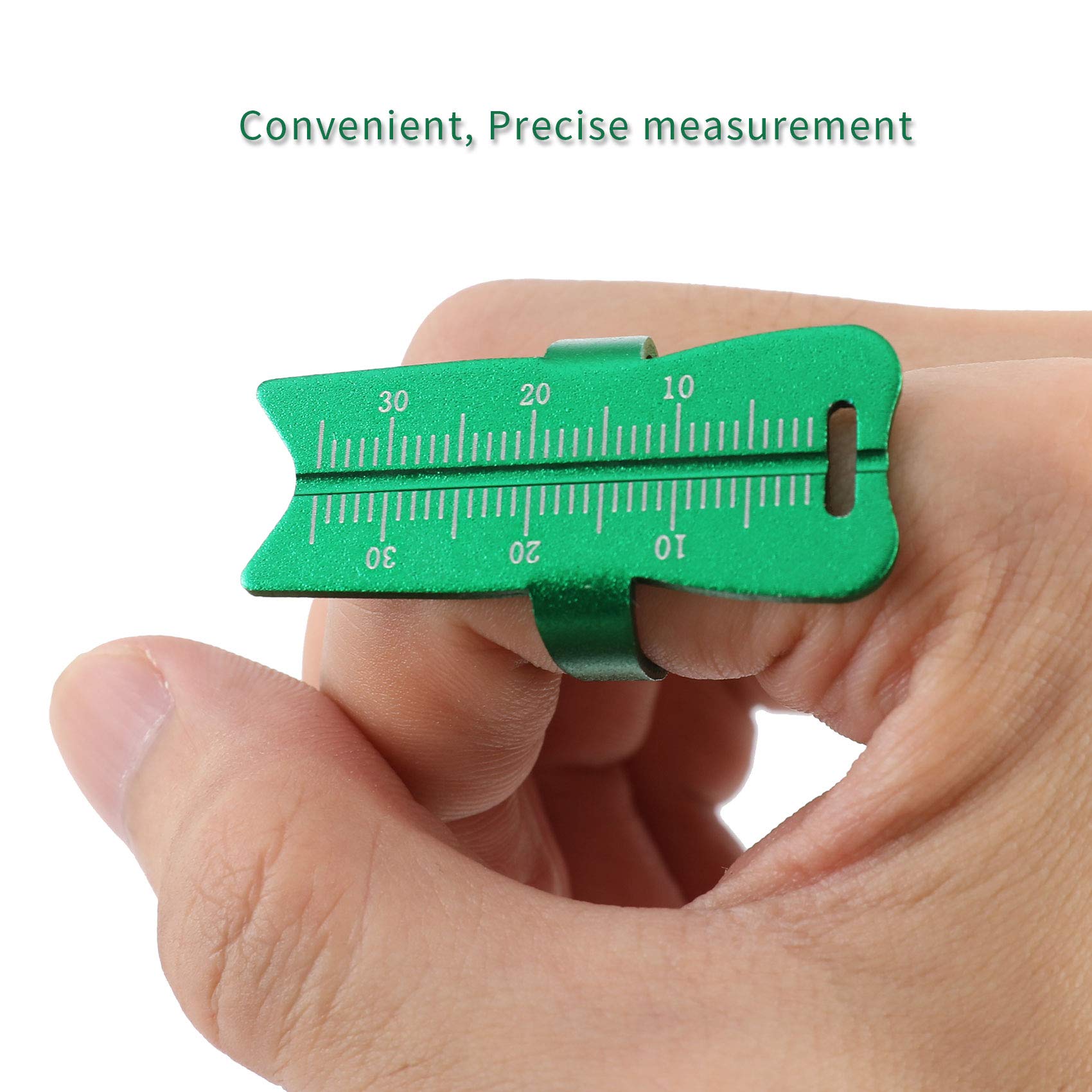 Endo File Ruler Mua Endo Measuring Ring, Aluminium Endodontic File Ruler Dental Root ...