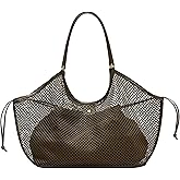 Large Mesh Hobo for Women Summer Beach Bag with Inner Bag Large Tote Elegant Purses for Vacation Travel