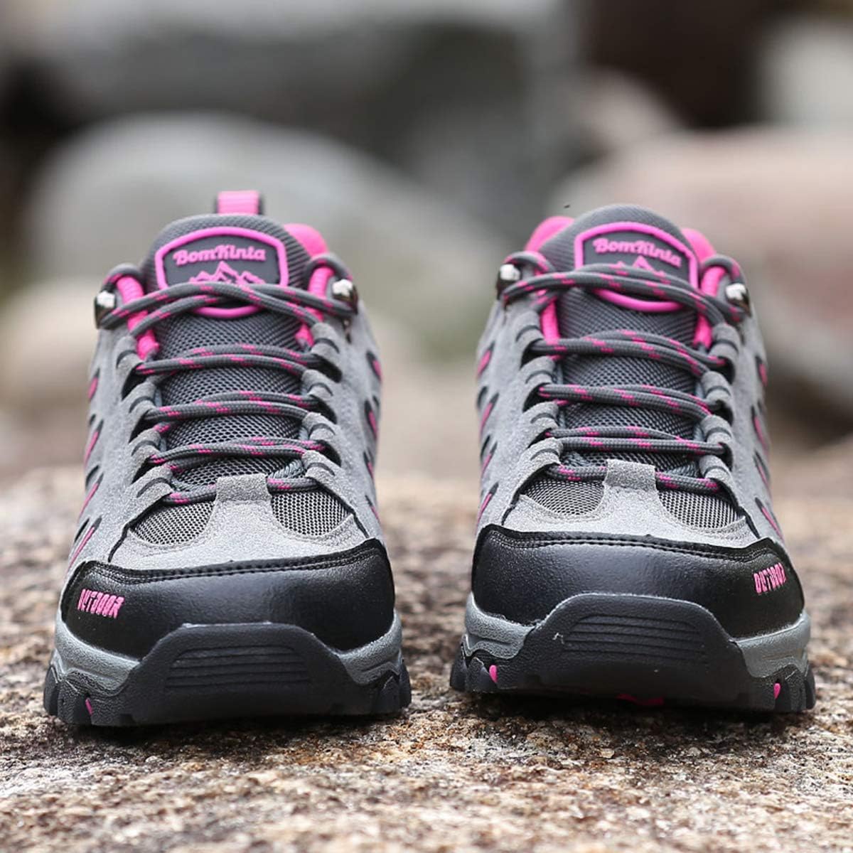  | BomKinta Women's Anti-Slip Lightweight Breathable Hiking Shoes Quick-Dry Trekking Shoes for Women | Hiking Shoes