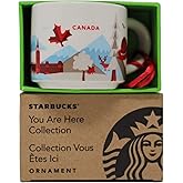 Starbucks You Are Here Series Canada Ceramic Demitasse Ornament Mug, 2 Oz