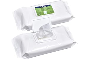 MEDACURE Disposable Wet Adult Wipes, 128 Pack - Pre Moistened Soft Washcloths for Elderly and Babies - Enriched with Aloe and Lanolin, Hypoallergenic and Alcohol Free - Premium Quality, 9"x13"