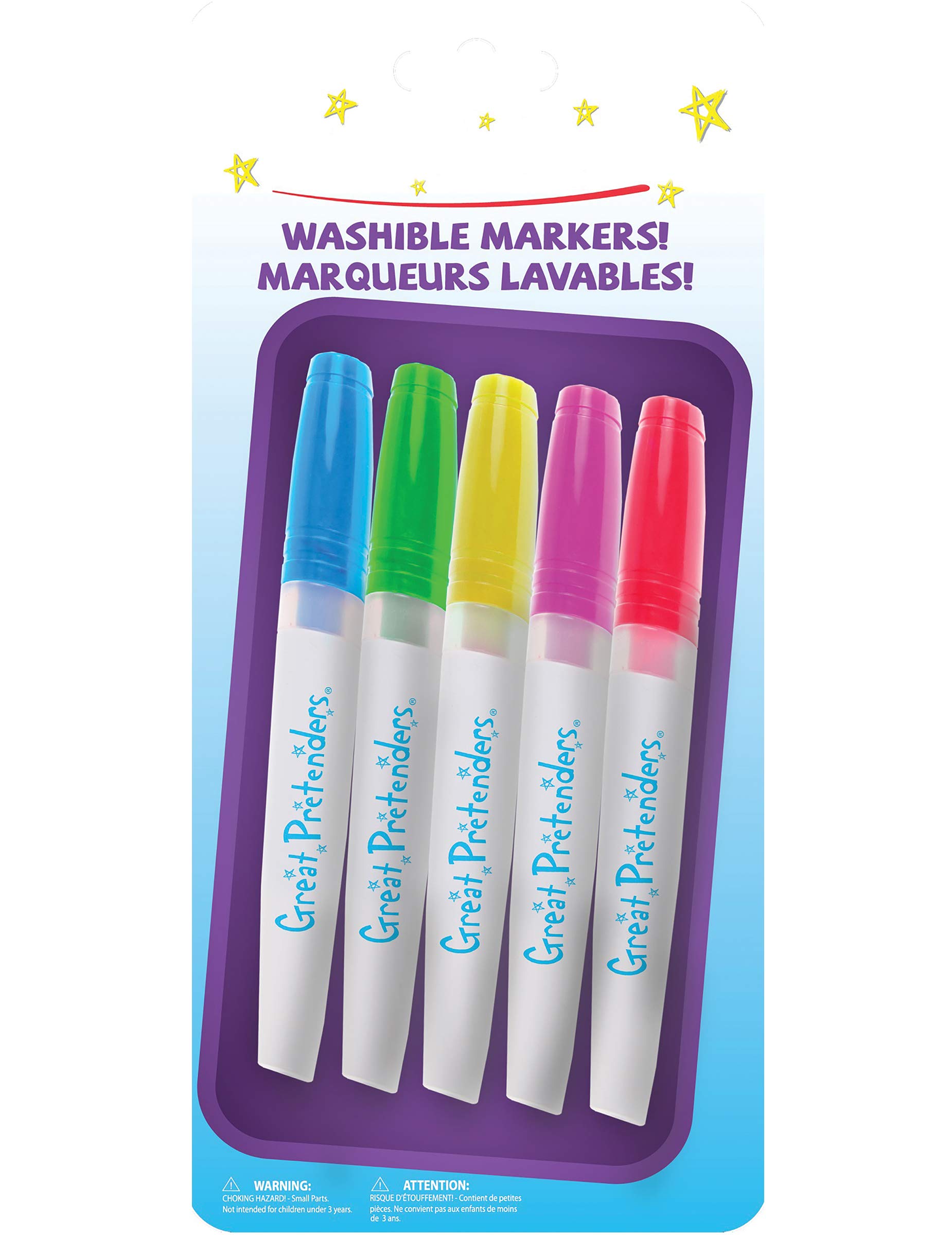 Great Pretenders- Pretenders Markers-Set of 5 Beads, Color (Multi-Colour) (82999)