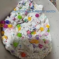 AOODOOM 80,000 Pieces Foam Beads for Slime, White