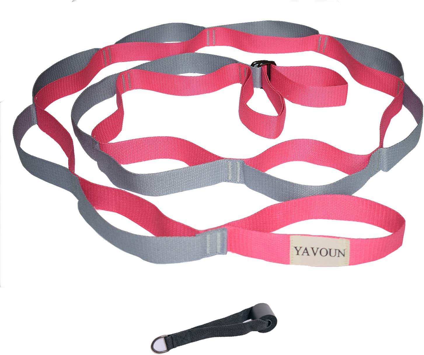 Yoga Strap with Loops, Door Flexibility &Stretching Leg Strap, Dance Gymnastics Training, Ballet or Any Sport, Perfect Home Equipment