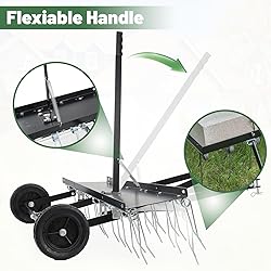 Lawn Dethatcher, 46 Inch Tow Behind Dethatcher with