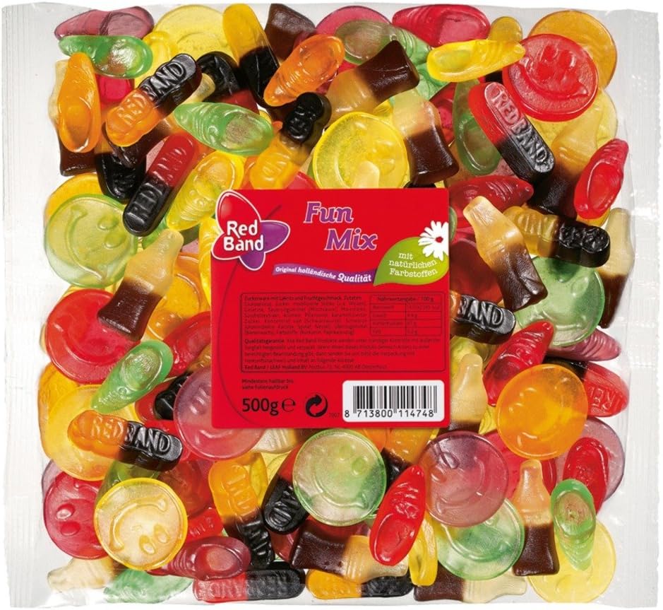 Red Band Fun Mix, Gominolas de Fruta, Bolsa de 500 g: Amazon.es: Alimentación y bebidas