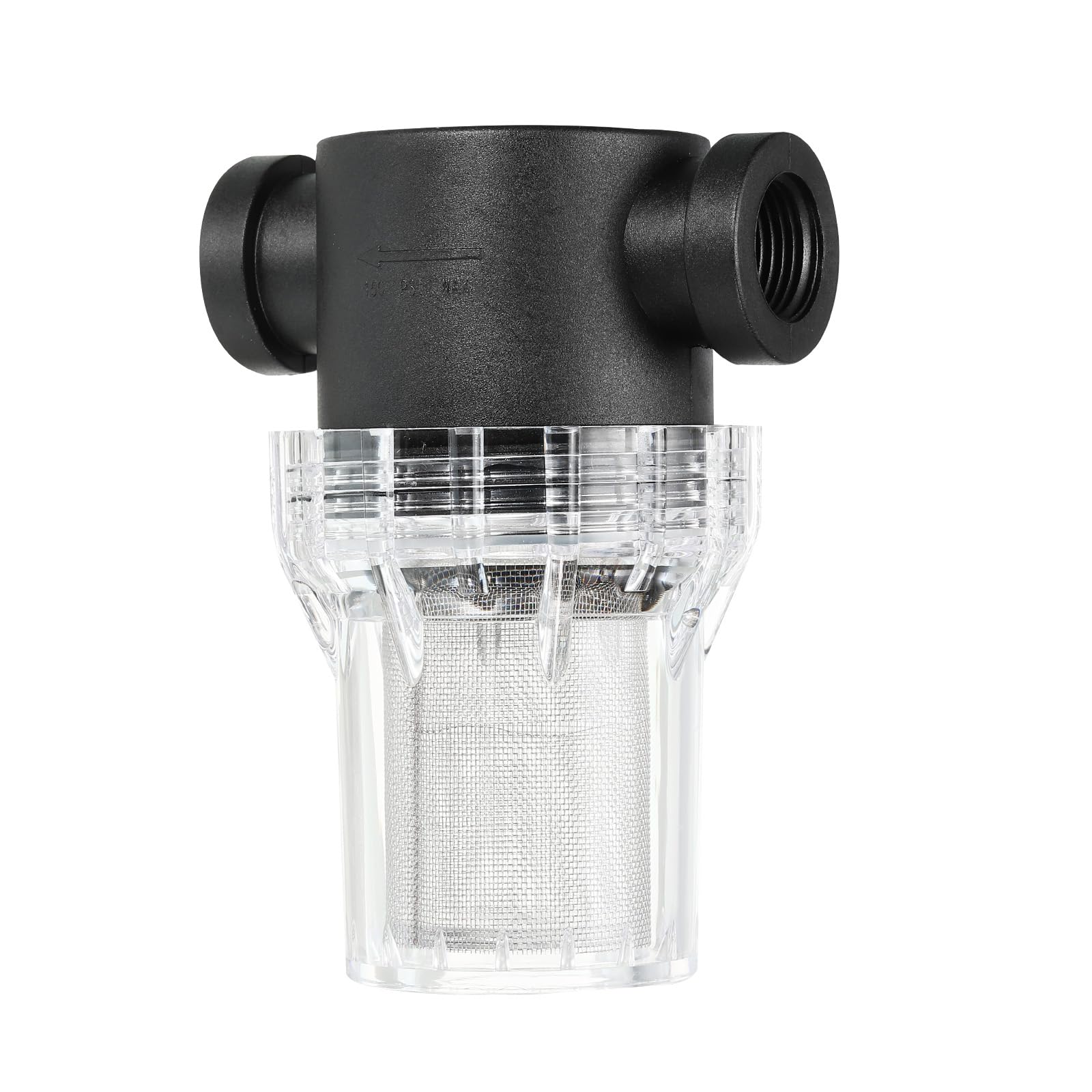 PATIKIL 1/2 Inch Water Pump Strainer Filter, Pipe Water Pump Strainer with 40 Mesh Stainless Steel Filter Screen for Irrigation Garden