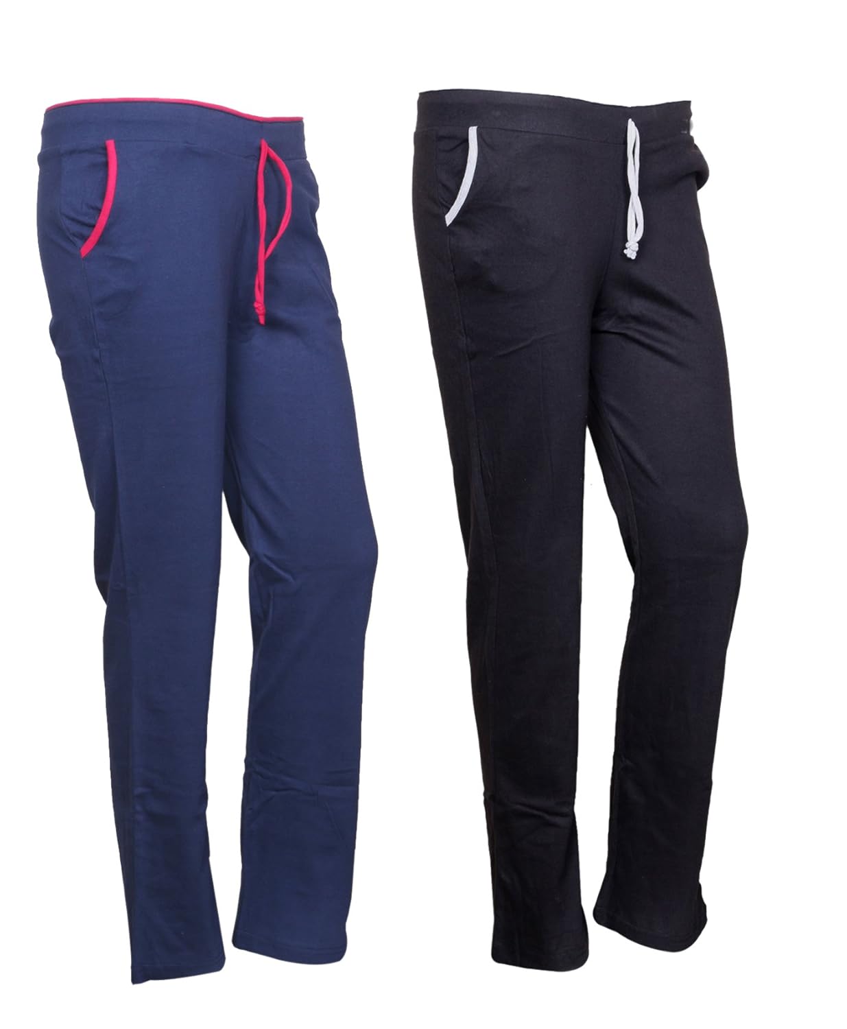 indiweaves women's cotton track pant/lower(pack of 2)