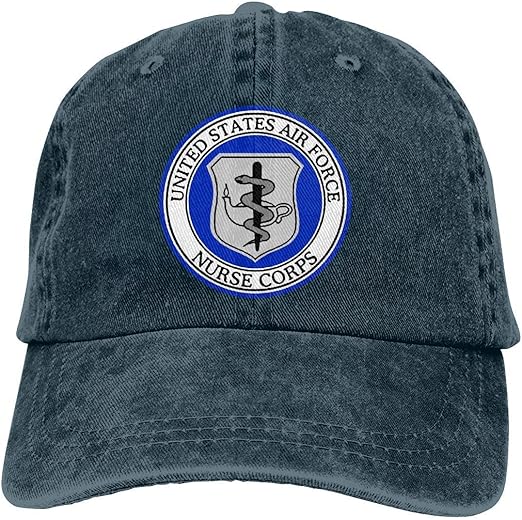 GYYbling Baseball hat US Air Force Nurse Corps Vintage Adjustable Denim