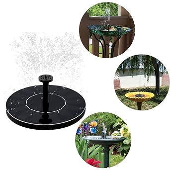 Buy Kuke Solar Birdbath Fountain Pump 1 4w Solar Outdoor Water Fountain Panel Kit For Bird Bath Small Pond Garden And Lawn Online At Low Prices In India Amazon In
