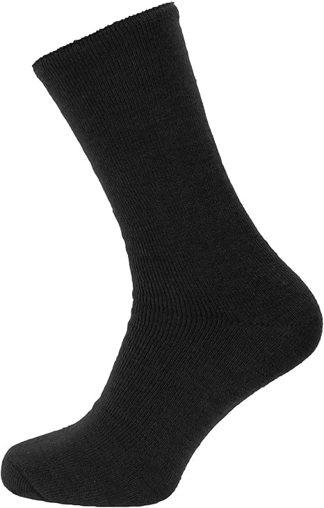 Men's Super Soft Luxury Brushed Warm Sleep Bed Socks Size 6-11 UK, 39-45 EU (Black, 1): Amazon ...