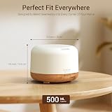 ASAKUKI 500ml Essential Oil Diffuser 5-in-1 Ultrasonic Quiet Remote view 5