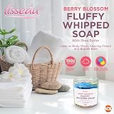 SOL Lisseau Whipped Soap Shea Butter Berry Blossom 190g Multi-Use Body Wash Bath view 6