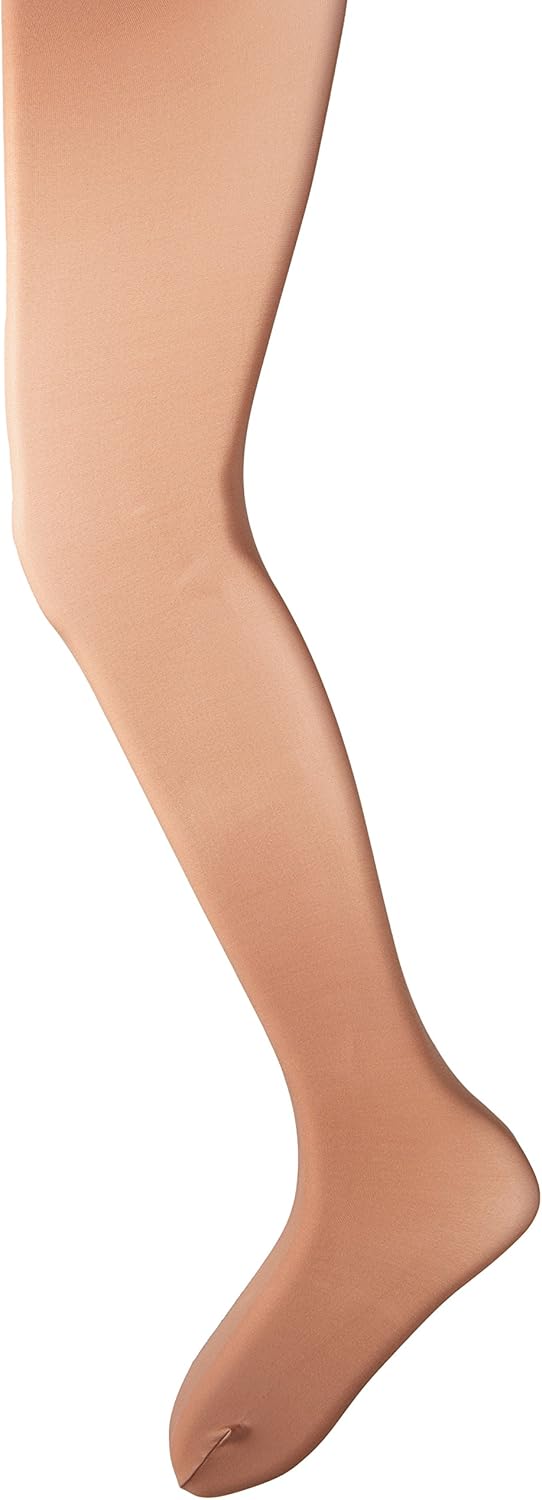 Capezio Little Girls' Ultra Soft Self Knit Waistband Footed Tight, Ballet Pink, One Size (Toddler 2-6): Clothing