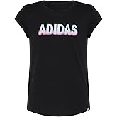 Adidas Girls Slim Fit Cap Sleeve Active Tee