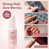 Glamnetic Super Strong Brush On Nail Glue 0.24 oz Brush Tip Vegan view 2