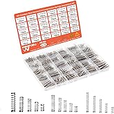 470PCS 304 Stainless Steel Compression Springs Assortment Kit, Hardware Spring kit30 Sizes Small Mechanical Springs with Plastic Box for Electronics Repair, DIY Model Industrial Maintenance