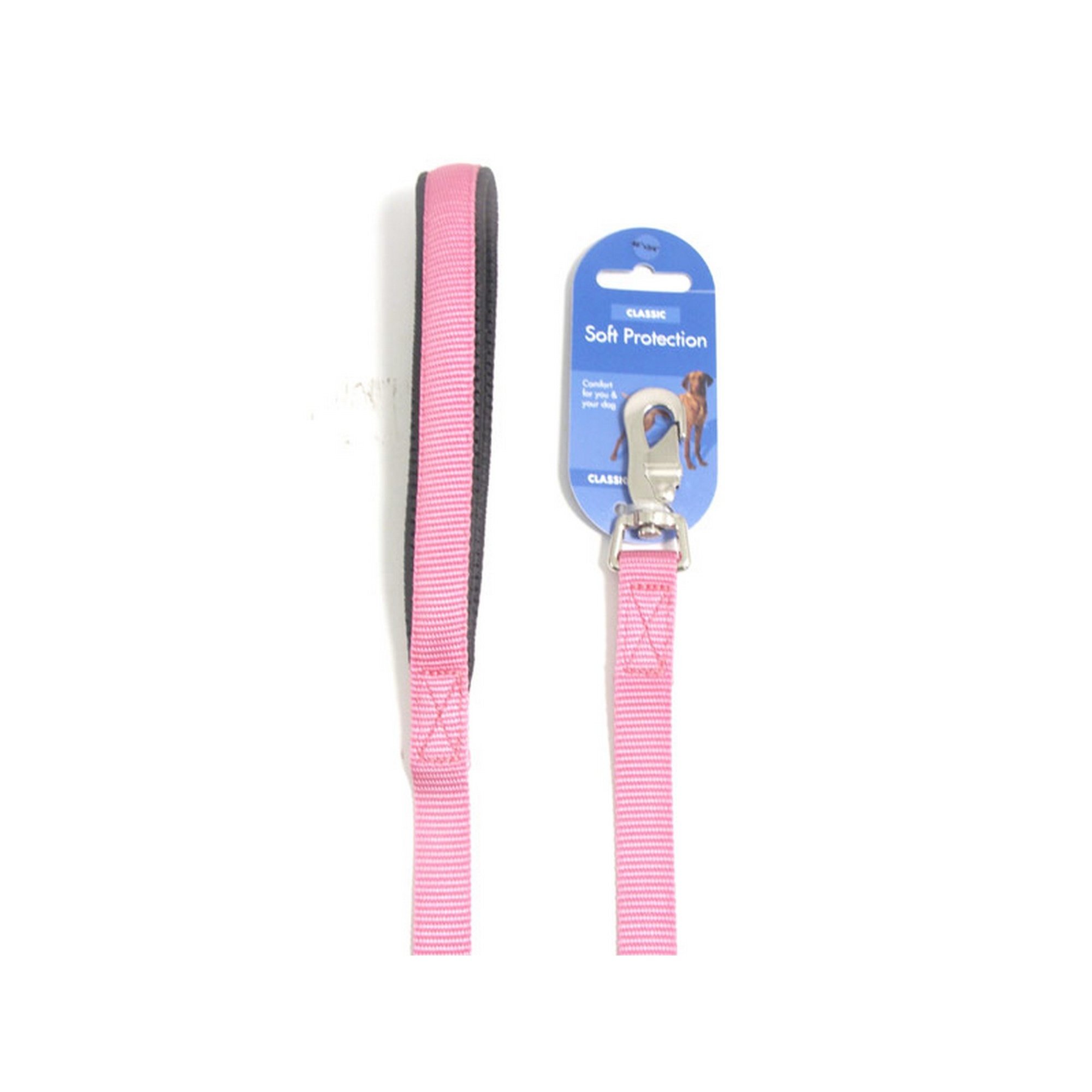 Rosewood Classic Soft Protection Lead, 5/8 x 40-inch, Pink