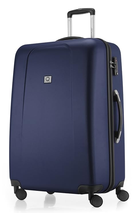 HAUPTSTADTKOFFER - Wedding - Hartschalenkoffer Trolley Rollkoffer Reisekoffer, TSA, Doppelrollen, 75 cm, 103 Liter, Dunkelbla