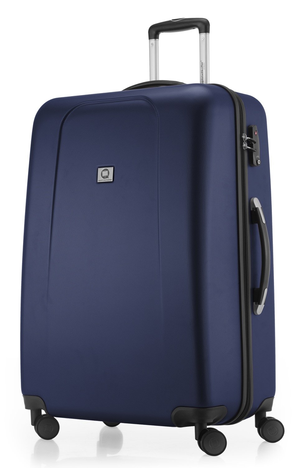 HAUPTSTADTKOFFER – Wedding - Luggage Suitcase Hardside Hard Shell Spinner Trolley 4 Wheel Case, TSA, 75 cm, 103 Liter, Dark Blue