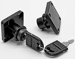 Jiozermi 2 Packs Drawer Lock with Keys, Desktop