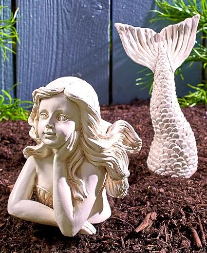 Image result for 2 piece mermaid statue