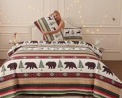 Quilt Set King Size Rustic Bedspread Coverlet King