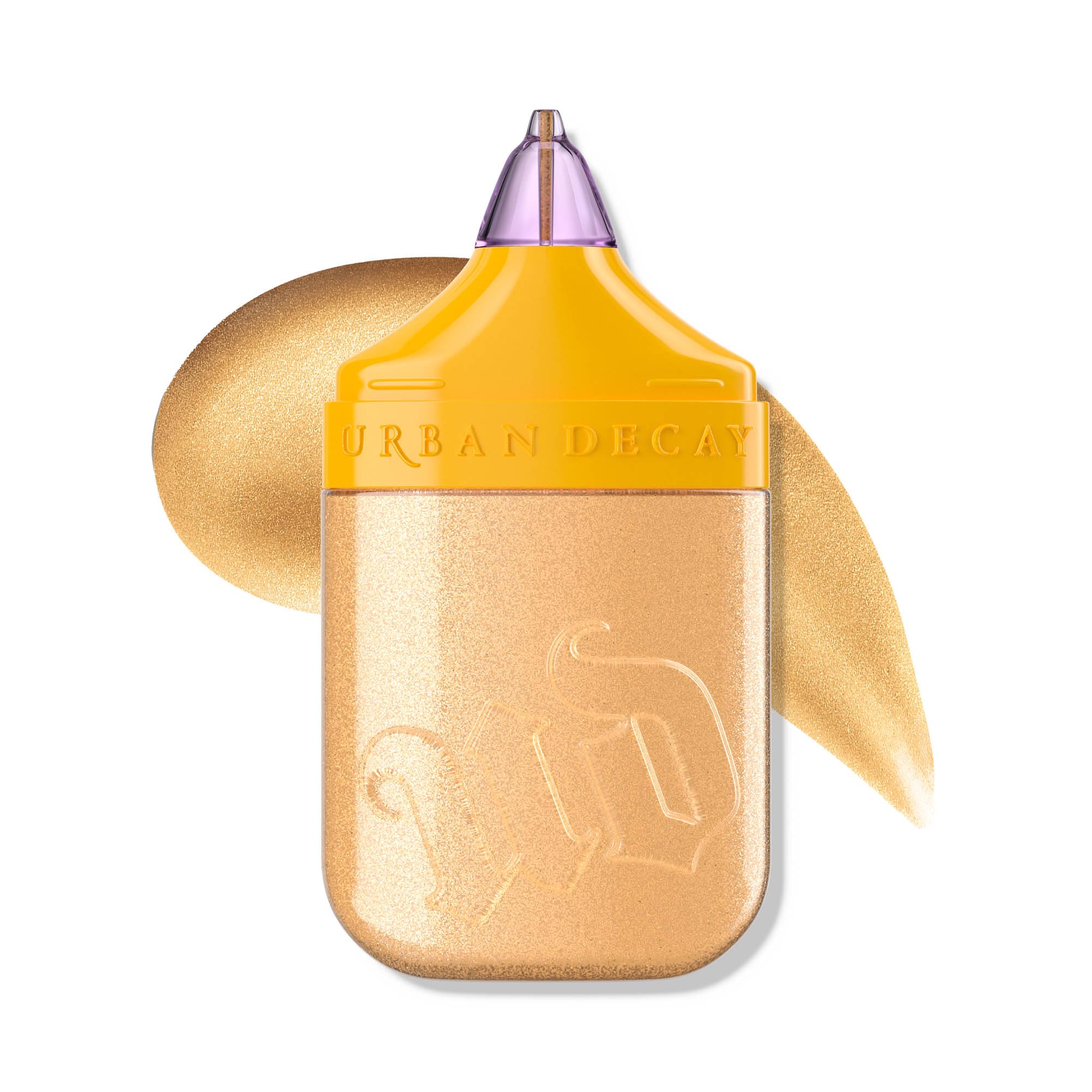 Urban Decay Facebond Luminizer, Waterproof Liquid Highlighter, Formulated with 3% Niacinamide & Vitamin E, Shade: Golden Hour , 30ml