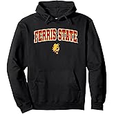 Ferris State University Bulldogs Arch Logo Pullover Hoodie