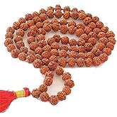 IS4A Rudraksha Japa Mala 108 + 1 Beads Prayer Beads