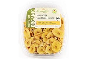 Organically Yours Banana Chips, 140 Grams