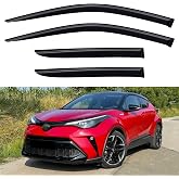 Window Visors Rain Guards for 2018-2024 Toyota CHR/C-HR | Out-Channel Window Vent Wind Deflectors Visors Shades Protectors for 18 19 20 21 22 23 24 Toyota CHR