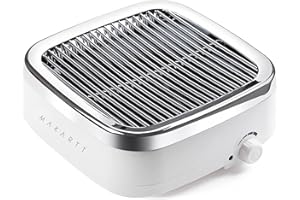 Makartt Nail Dust Collector Machine 60W, Dust-Free Nail Dust Vacuum for Nail Drills Nail Dust Cleaner Extractor Fan for Acryl