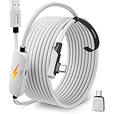 Syntech Link Cable with Charging 16FT Compatible with Oculus/Meta Quest 3S/3 Accessories, Quest2/Pro, Pico4, Next-Gen VR Cabl
