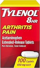 Tylenol 8HR Arthritis Pain Relief Caplets, 650 mg Acetaminophen for Minor Arthritis & Joint Pain, Fever Reducer, Extended Rel