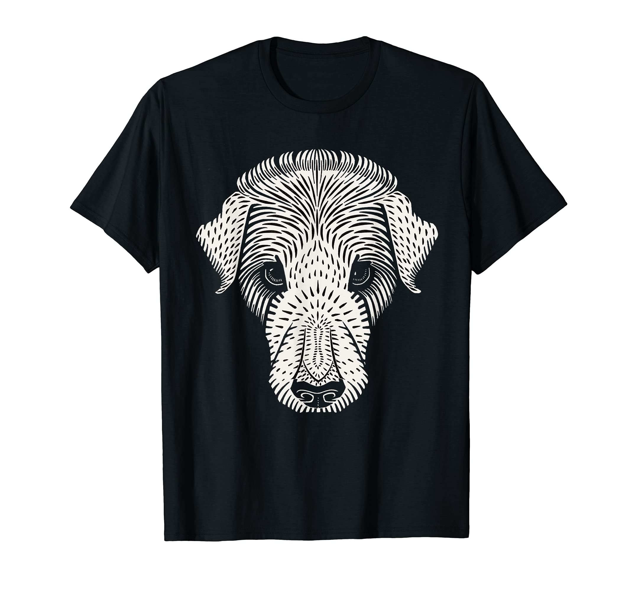 Artistic Vintage Dog's Head painted by Julie de Graag 1920 T-Shirt