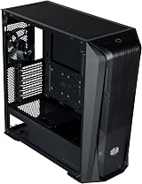 Cooler Master MasterBox 500 Mid-Tower PC Case ARGB FineMesh Tempered Glass ATX view 3