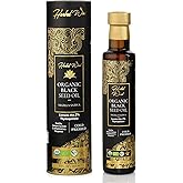 Herbal Wind Black Seed Oil: Cold Pressed USDA Organic Black Seed Oil Liquid - Turkish Nigella Sativa Black Cumin Seed Oil with Min. 2% Thymoquinone for Immune Support, Joint Health and More - 8 Fl Oz