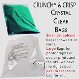 Capra Falconeri 100x 6.5x9" Clear Cellophane Bags Self Seal Poly Garment view 6