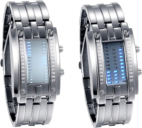Amazon ｊｅｗｅｌｒｙｗｅ ペア 腕時計 Led ペアウォッチ 3atm防水 Am Pm 日付 表示 人気 おしゃれ ビジネス カジュアル ファッション アクセサリー 家族 友達 彼氏彼女 誕生日 クリスマス プレゼント 2点セット 腕時計 腕時計 通販