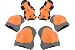 RUNDONG Kids/Youth Knee Pad Elbow Wrist Pads Guards Protective Gear Set, for Roller Skates,Cycling Bike,Skateboard,Inline Skatings,Scooter Riding,and Other Outdoor Sports Activities