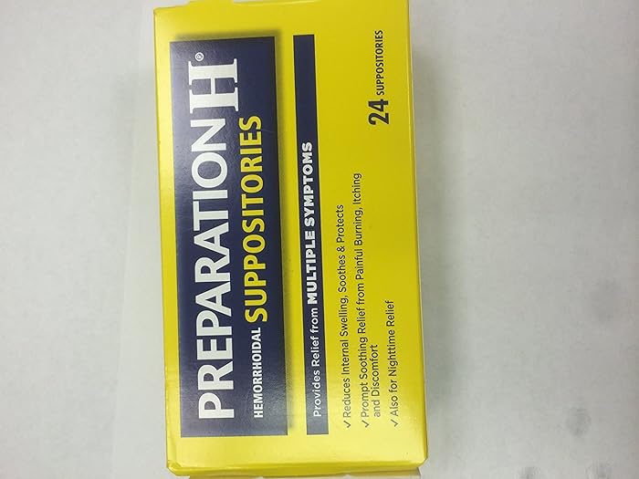 Preparation H Hemorrhoid Suppositories 24 Suppositories
