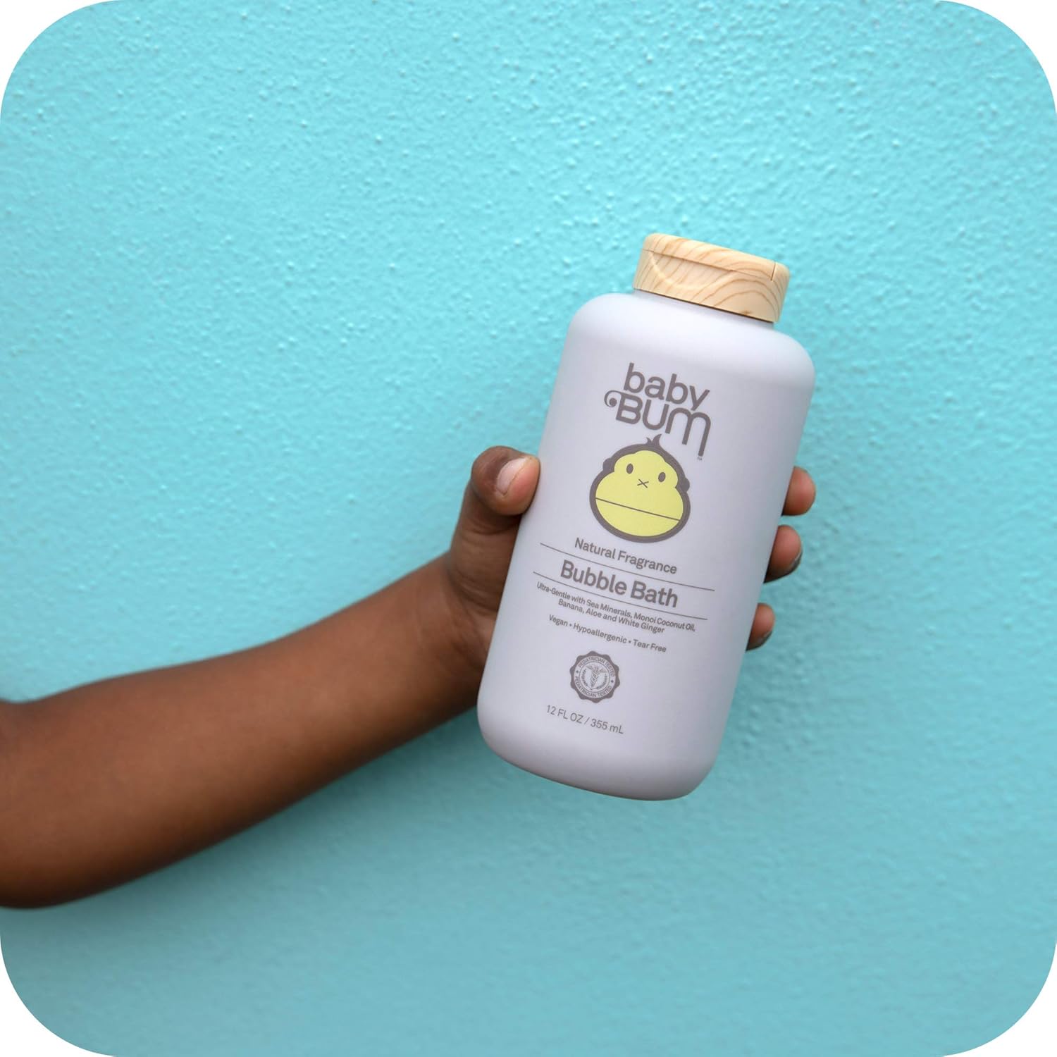 Baby Bum Bubble Bath | Tear Free Foaming Bubble Bath for Sensitive Skin with White Ginger| Natural Fragrance | Gluten Free and Vegan | 12 FL OZ | 2 Pack : Baby